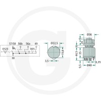 Cobo Włącznik obrotowy 22723101000 - Sklep PoltechParts