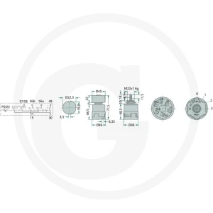 Cobo Włącznik obrotowy 22723109000