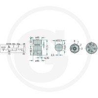 Cobo Włącznik obrotowy 22723111000 - Sklep PoltechParts