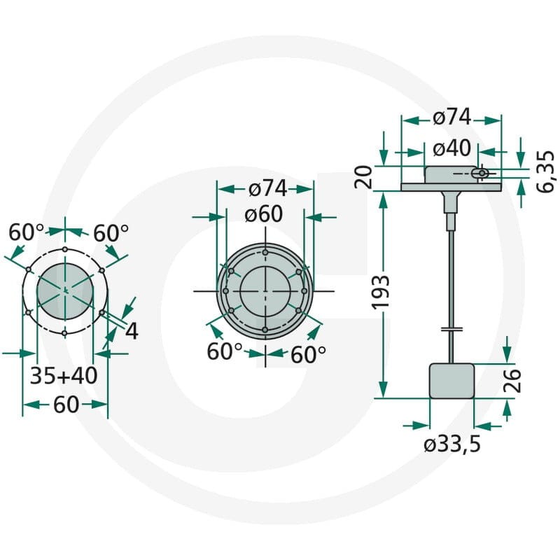 Cobo Wskaźnik poziomu paliwa 22729051000 - Sklep PoltechParts