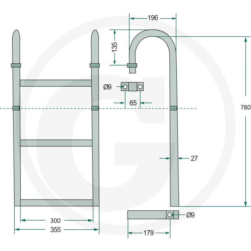 GRANIT Drabinka 220AUF04 - Sklep PoltechParts