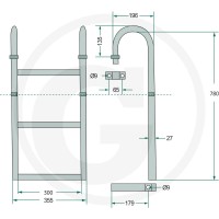 GRANIT Drabinka 220AUF04 - Sklep PoltechParts