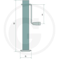 SIMOL Stopka podporowa 220DG600W - Sklep PoltechParts
