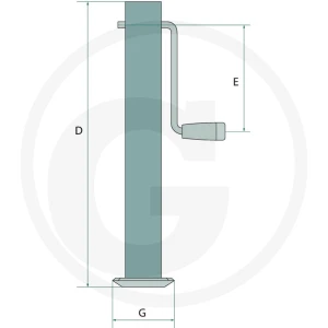 SIMOL Stopka podporowa 220DG600W