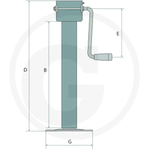 SIMOL Stopka podporowa 220DG707W
