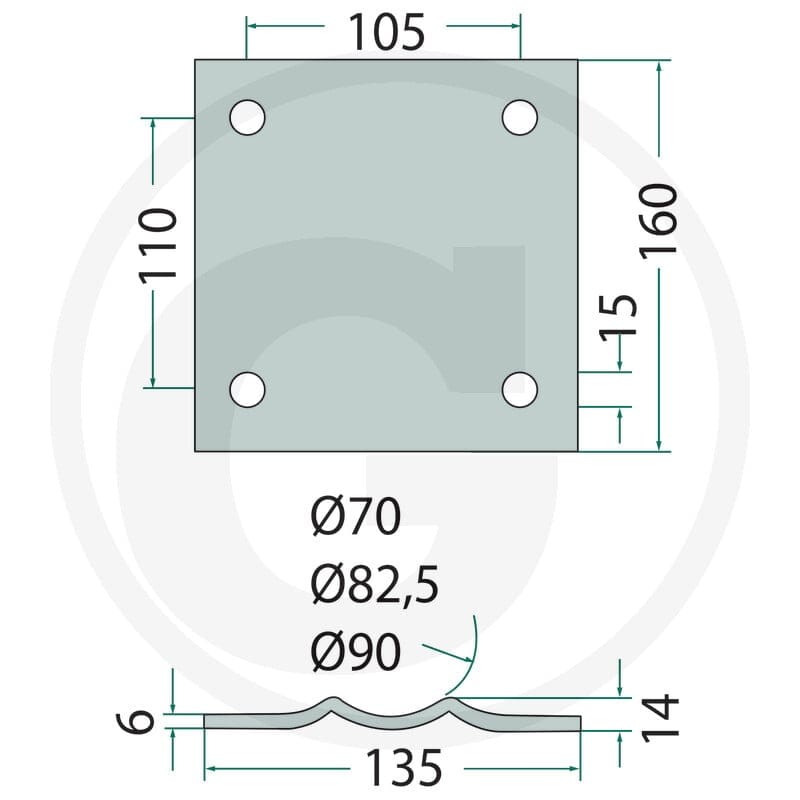 SIMOL Płyta montażowa 220F1 - Sklep PoltechParts
