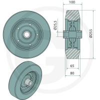 SIMOL Koło zapasowe 220RRG915 - Sklep PoltechParts
