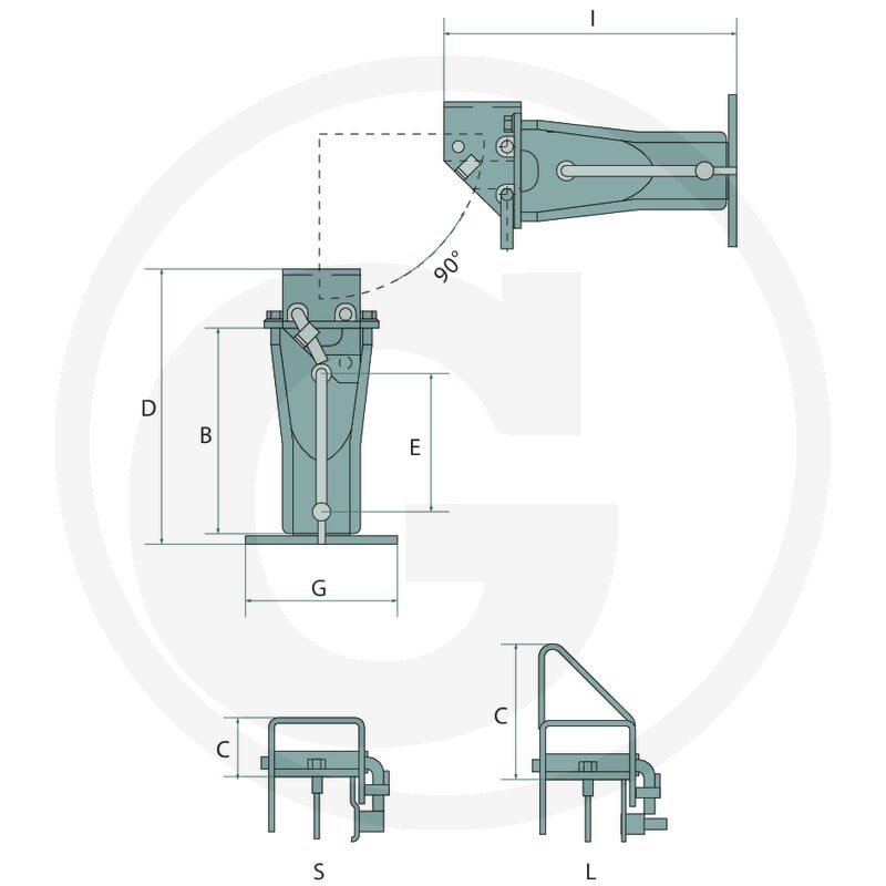 SIMOL Stopka podporowa 220DN511S - Sklep PoltechParts