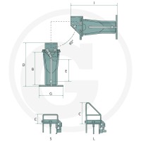 SIMOL Stopka podporowa 220DN511S - Sklep PoltechParts