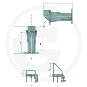 SIMOL Stopka podporowa 220DN511S