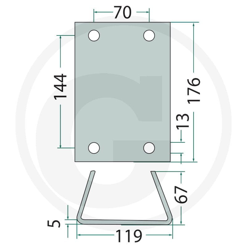 SIMOL Płyta montażowa 220F2 - Sklep PoltechParts