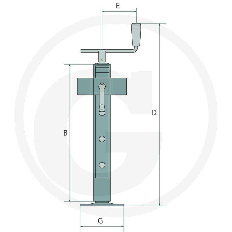SIMOL Stopka podporowa 220PE580 - Sklep PoltechParts