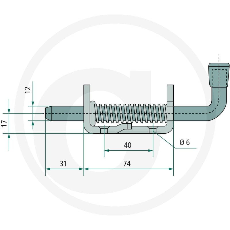GRANIT Rygiel sprężynowy 22000146 - Sklep PoltechParts