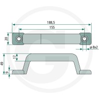 GRANIT Uchwyt kabłąkowy 22000149 - Sklep PoltechParts