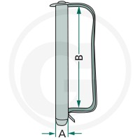 GRANIT Sworzeń z zabezpieczeniem sprężystym 20023351 - Sklep PoltechParts