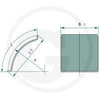 Sauermann Błotnik KU L700 B450 220102045070 - Sklep PoltechParts
