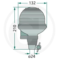 GRANIT Lampa ostrzegawcza H1 „VEGA LINE” 207GF81011 - Sklep PoltechParts