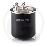 MANN FILTER Filtr paliwa WK 820/1 565WK820.1 - Sklep PoltechParts