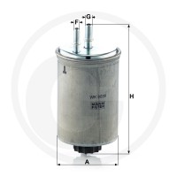MANN FILTER Filtr wymienny paliwa 565WK9036 - Sklep PoltechParts