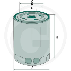 MANN FILTER Filtr oleju do smarowania 565W9069