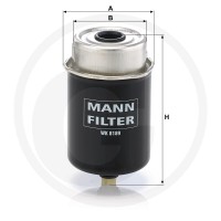 MANN FILTER Filtr wymienny paliwa 565WK8189 - Sklep PoltechParts