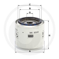 MANN FILTER Filtr wymienny paliwa 565WK8500 - Sklep PoltechParts