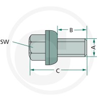 GRANIT Śruba z kołnierzem stożkowym 22000065 - Sklep PoltechParts