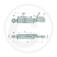 GRANIT Łącznik górny hydrauliczny 20000043 - Sklep PoltechParts