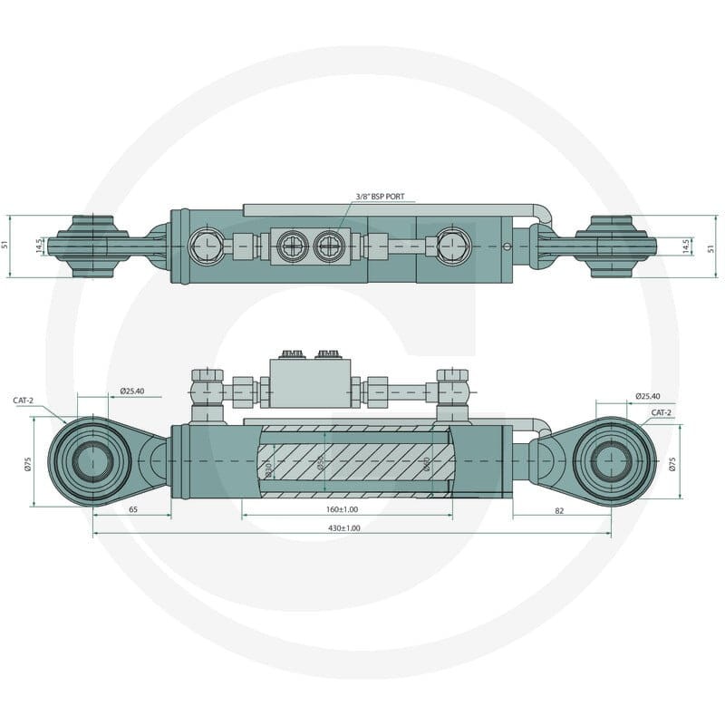 GRANIT Łącznik górny hydrauliczny 20010106 - Sklep PoltechParts