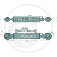GRANIT Łącznik górny hydrauliczny 20010106 - Sklep PoltechParts