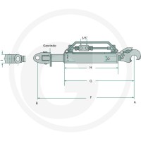 GRANIT Łącznik górny hydrauliczny 20010649G - Sklep PoltechParts