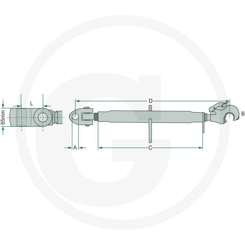 GRANIT Łącznik górny mechaniczny 20012217 - Sklep PoltechParts