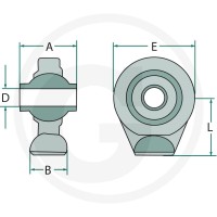 GRANIT Przegub kulowy 20012590 - Sklep PoltechParts
