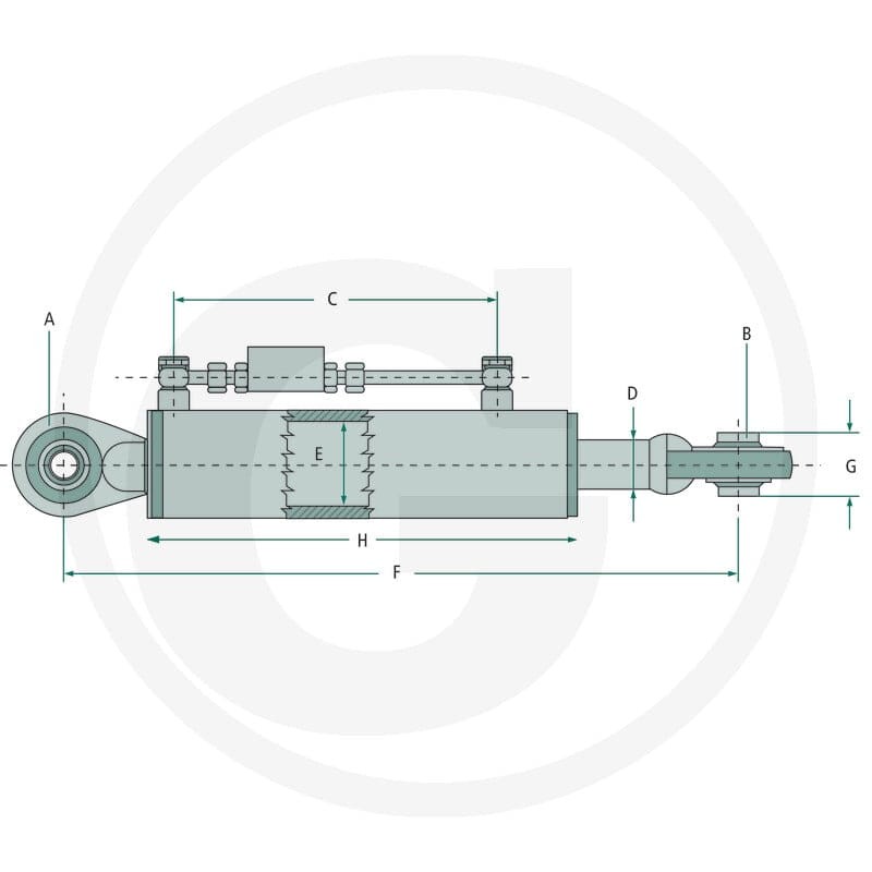 GRANIT Łącznik górny hydrauliczny 20000058 - Sklep PoltechParts