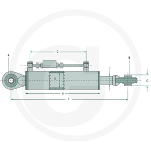 GRANIT Łącznik górny hydrauliczny 20000064