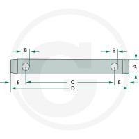 GRANIT Sworzeń łącznika górnego 200129320 - Sklep PoltechParts