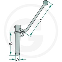 GRANIT Sworzeń zaczepu 20013108 - Sklep PoltechParts
