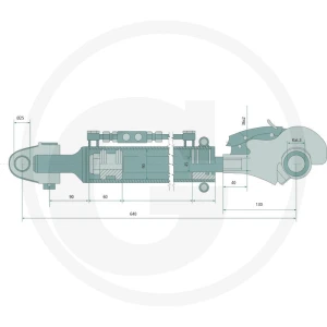 GRANIT Łącznik górny hydrauliczny 20018202