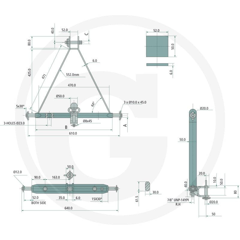 GRANIT Zaczep do TUZ 20020506 - Sklep PoltechParts