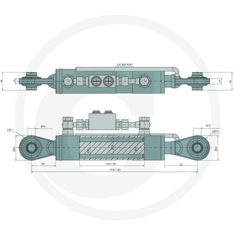 GRANIT Łącznik górny hydrauliczny 20010103 - Sklep PoltechParts