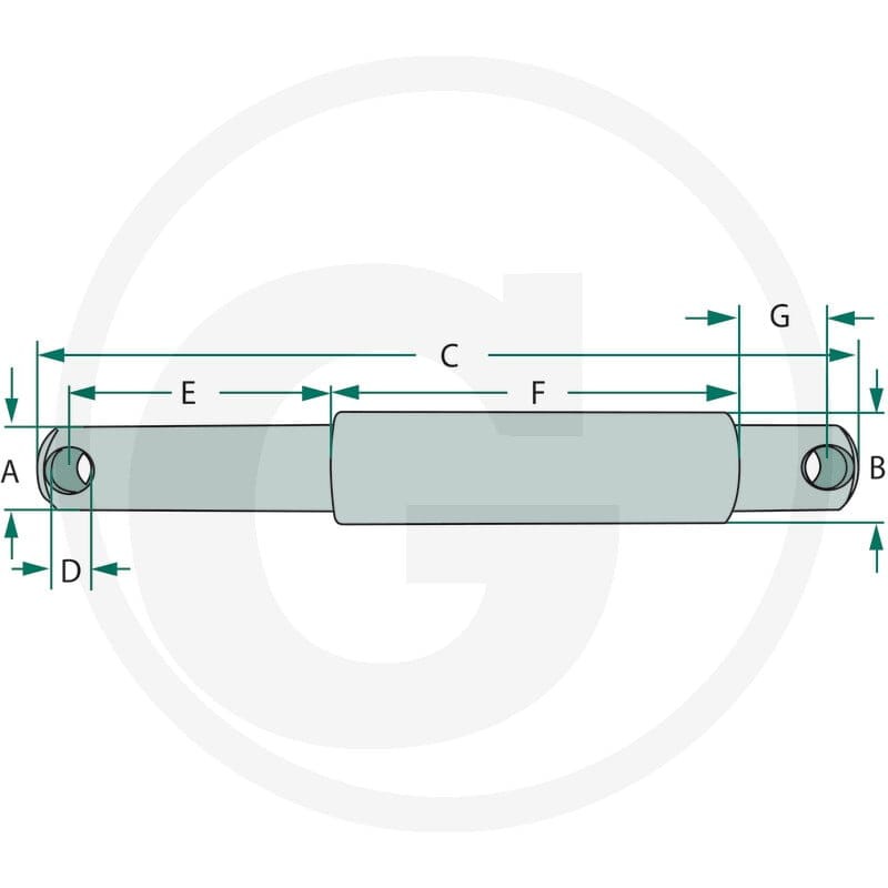 GRANIT Sworzeń łącznika górnego 20012965 - Sklep PoltechParts