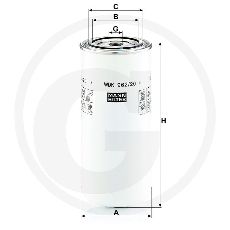 MANN FILTER Filtr paliwa 565WDK962.20 - Sklep PoltechParts