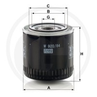 MANN FILTER Filtr oleju typu Spin-on 565W920.84 - Sklep PoltechParts