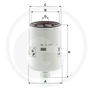 MANN FILTER Filtr wymienny paliwa 565WK11017