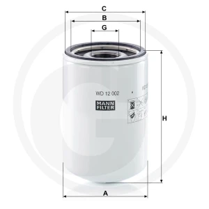 MANN FILTER Filtr hudraluliczny 565WD12002