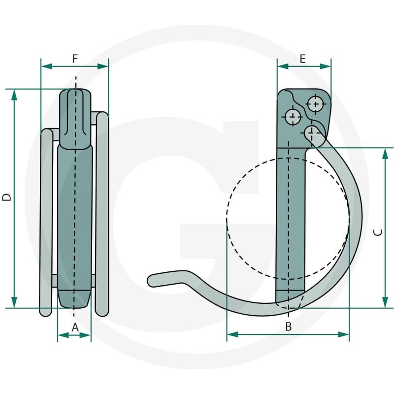Rübig Rurowa zawleczka zatrzaskowa 20006752900 - Sklep PoltechParts