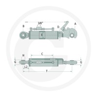 GRANIT Łącznik górny hydrauliczny 20000162 - Sklep PoltechParts