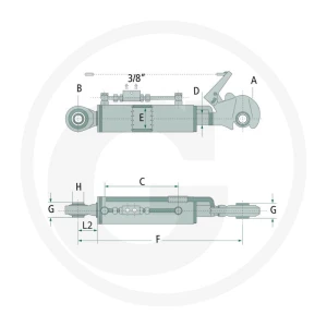 GRANIT Łącznik górny hydrauliczny 20000162
