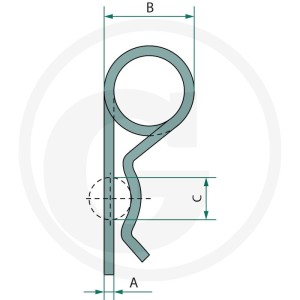 Rübig Zawleczka sprężysta 8,0x56 20004702801