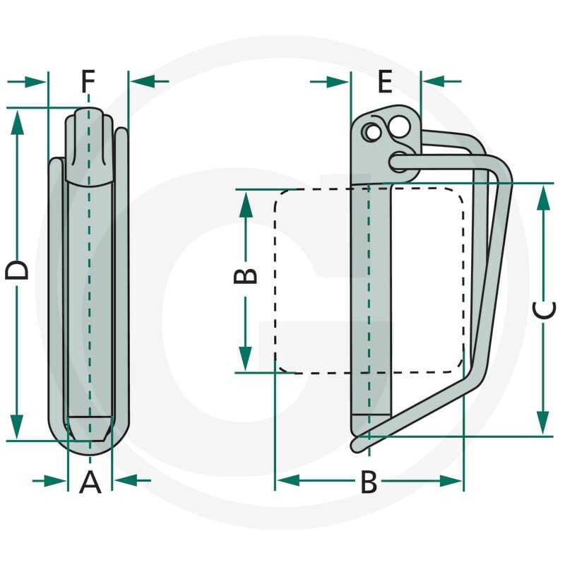 Rübig Zawleczka-klips 20006404012 - Sklep PoltechParts